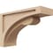 Ekena Millwork 5"W x 15"D x 10"H Classic Viola Rough Cedar Woodgrain TimberThane Corbel, Primed Tan CORUR05X15X10VIORCPR - alternate 1